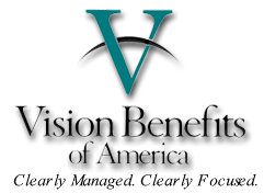 A logo of the vision benefits of america.